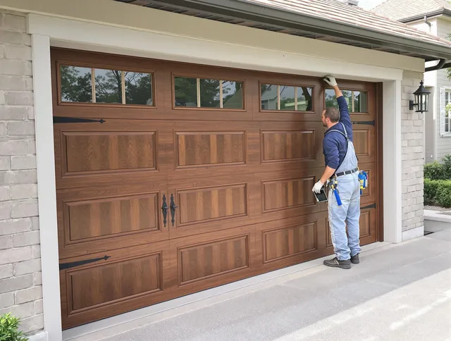 Custom garage door showcase by Norco Garage Door Repair in Norco