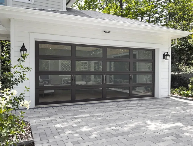 Norco Garage Door Repair design specialist presenting custom garage door options to Norco homeowner